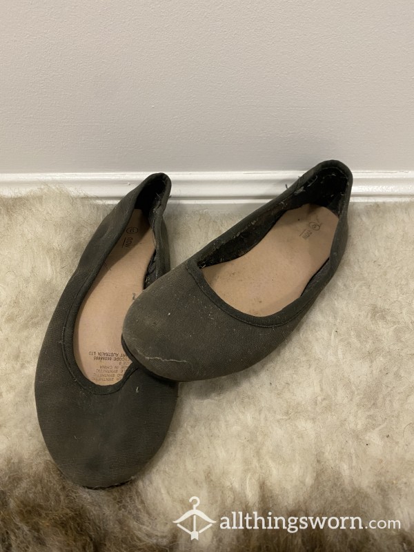 Dirty Ballet Flats