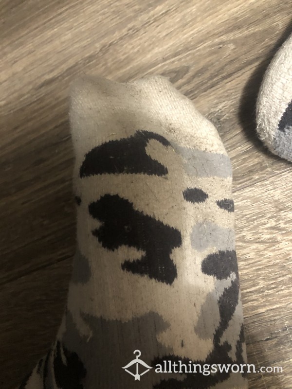 Dirty Camo Ankle Socks