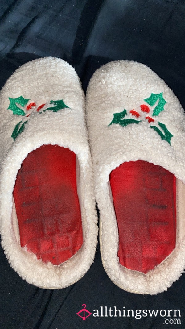 Dirty Christmas House Slippers