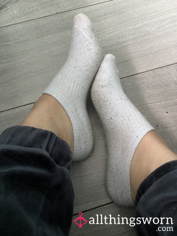 Dirty Well Worn White Socks 🧦