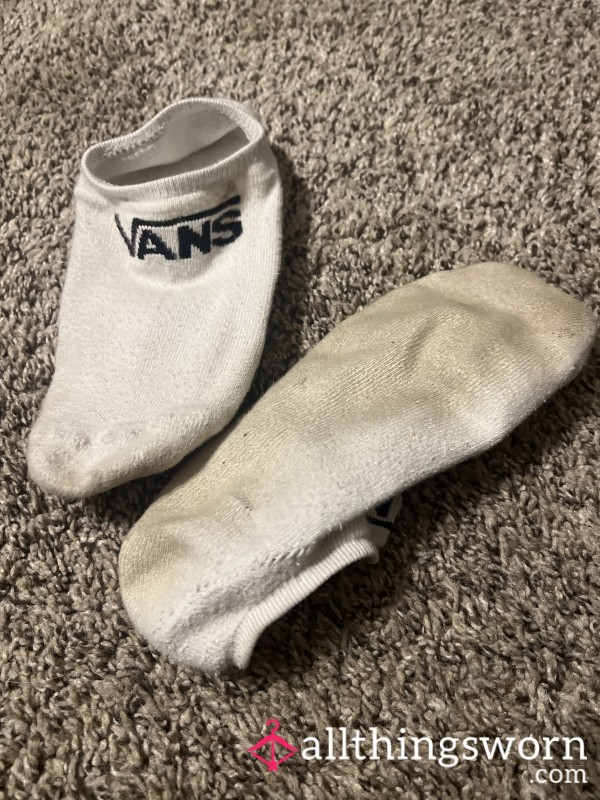 Dirty White Vans Socks