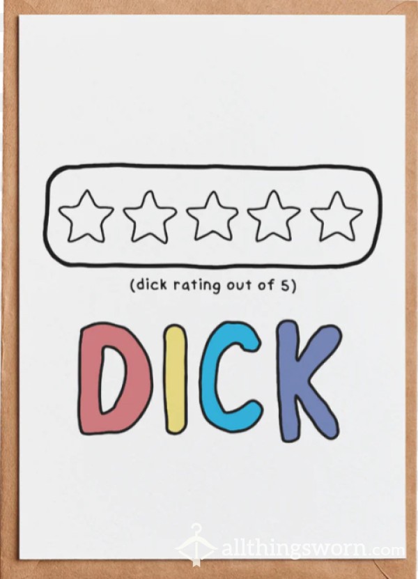 D*ck Rating