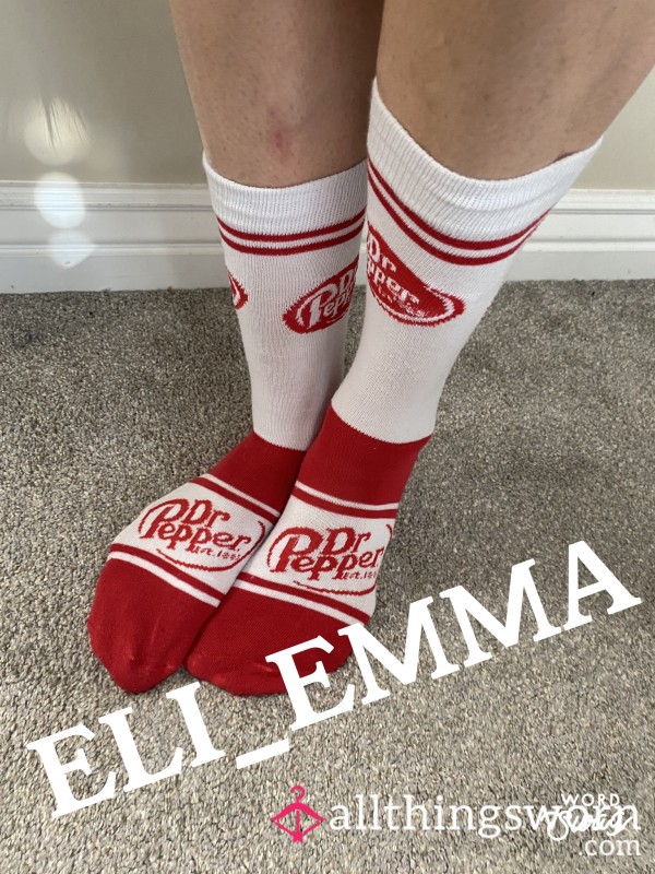 Dr. Pepper Socks