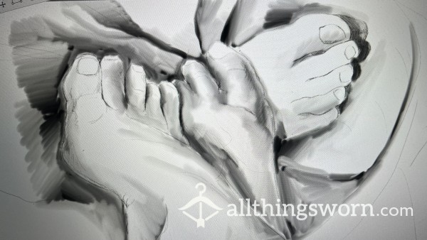 Drawing Of My Feet