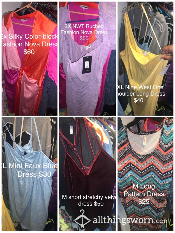 Used & NWT Dresses