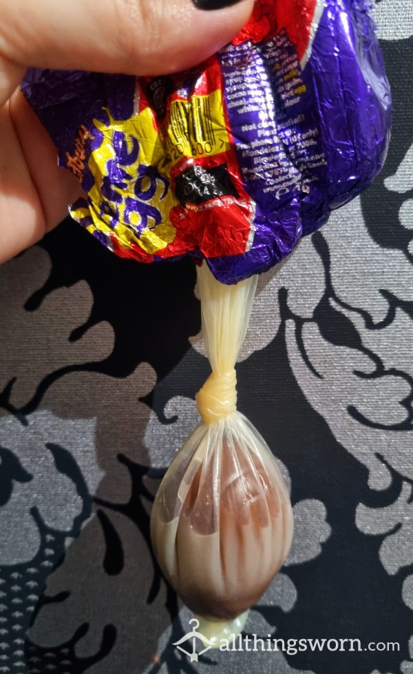 Easter Creme Egg C*m Covered Cuck/Jizz Item