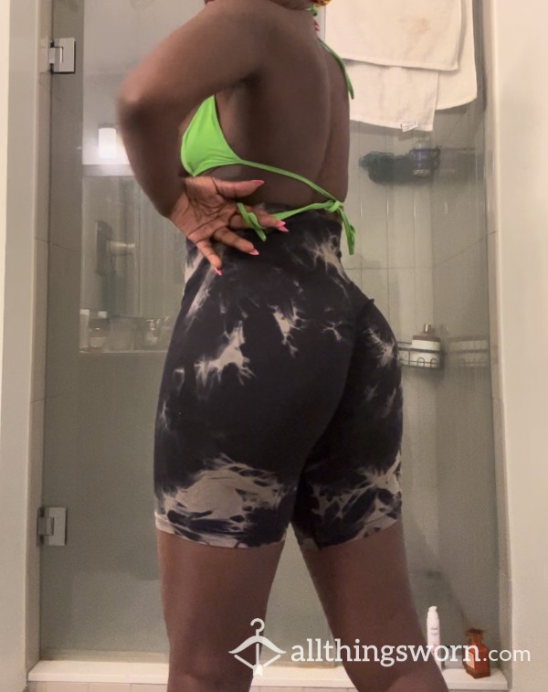 EBONY A** EATING Bu*t Scrunch Gym Shorts