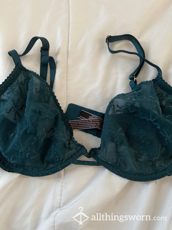 Emerald Mesh Velvet VS Bra