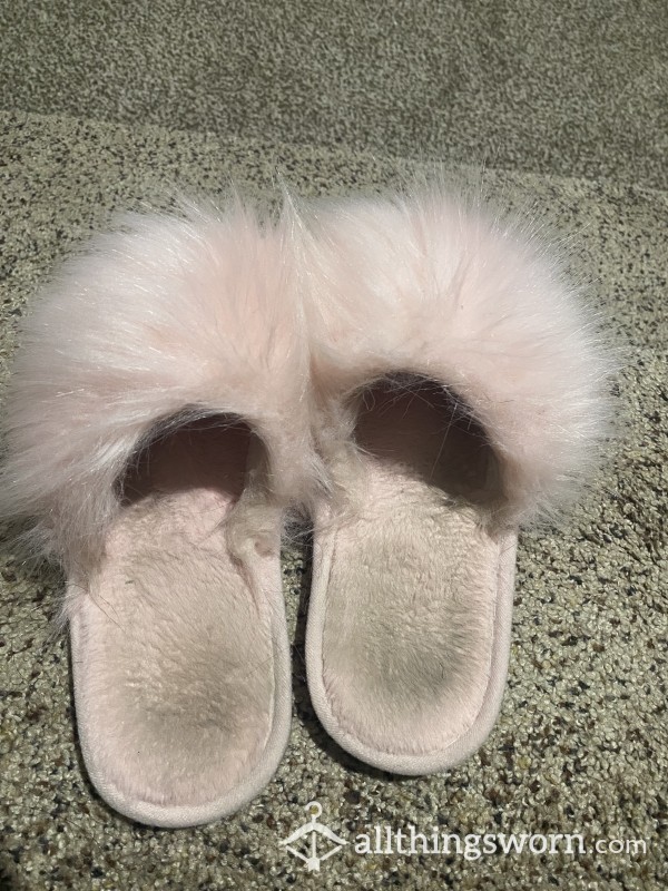 Dirty Pink Slippers