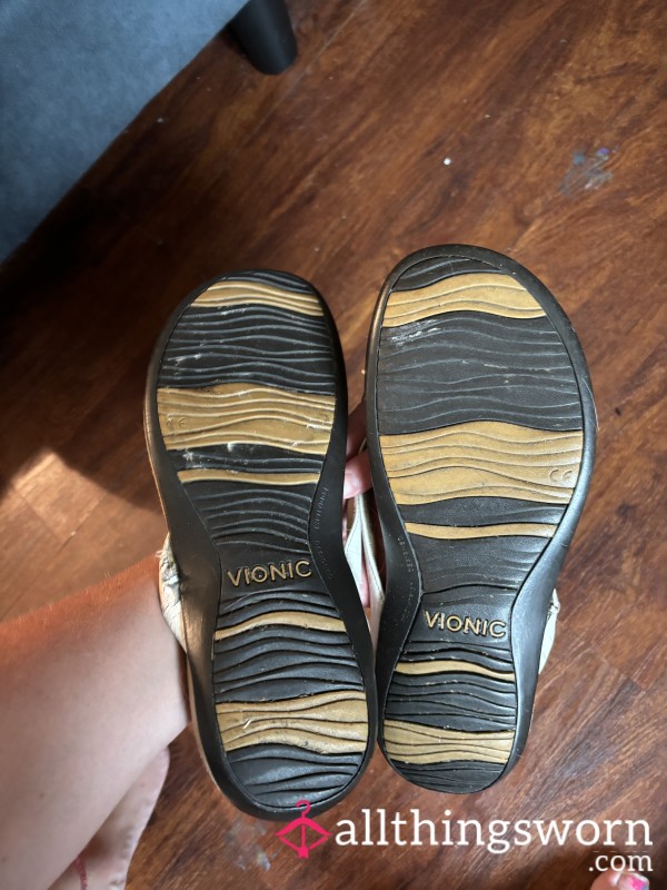 Extremely Worn And Smelly Flip Flops