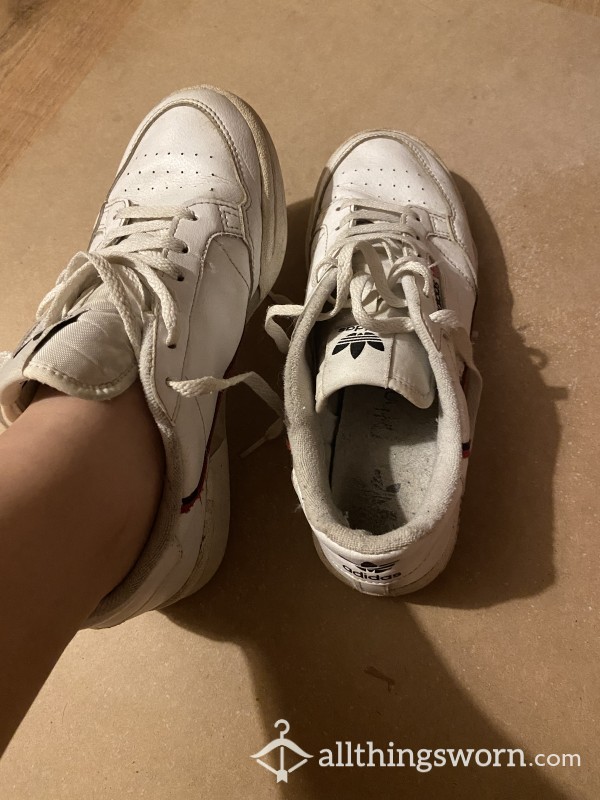 Extremely Worn Hot And Smelly S**y Trainers