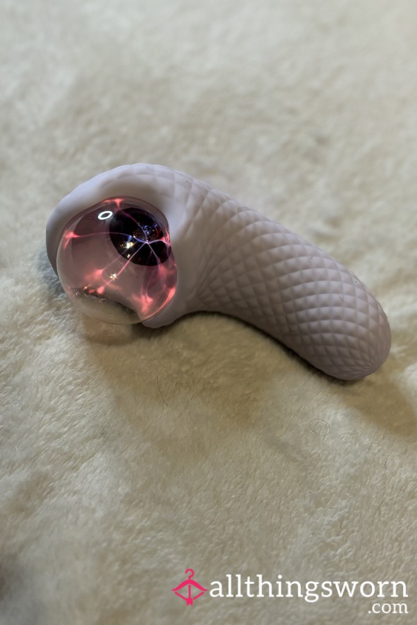 Fantasy Purple Light Up Handheld Vibrator S** Toy