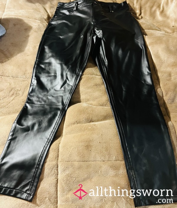 Faux Leather Pants