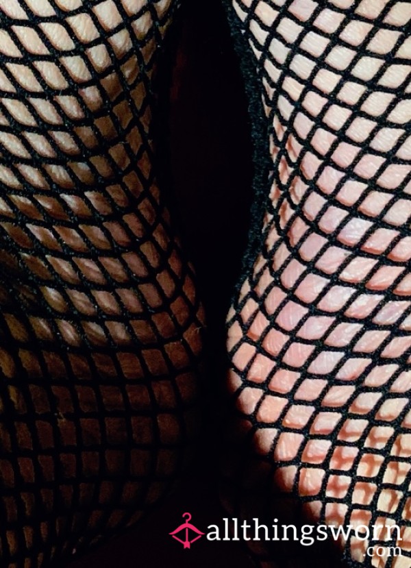 Feet, Fishnet And Nail Polish