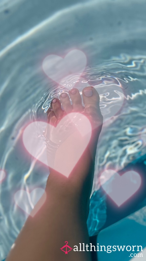 Feet Taking A Quick Dip