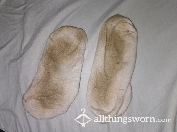 Filthy But Cute White Socks 3 Days Wear Xx