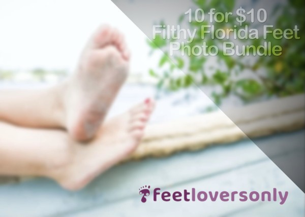 Filthy Florida Feet Photo Bundle!!