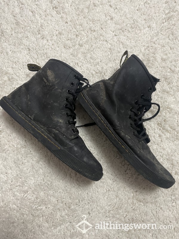 Filthy High Top Doc Marten Sneakers