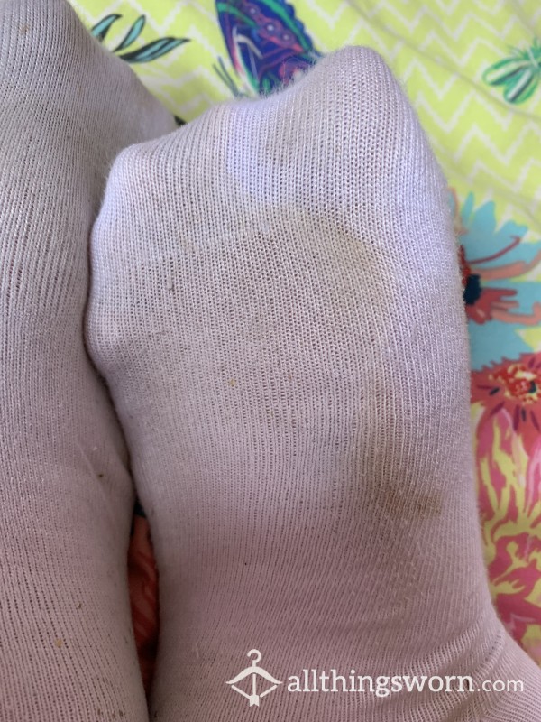 Filthy Stinky White Run Socks