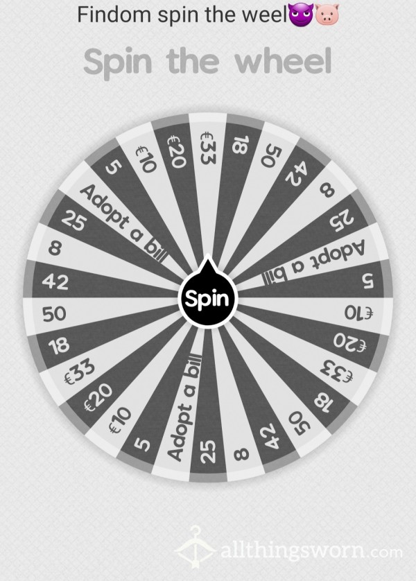 Findom Wheel 😈🐷💅