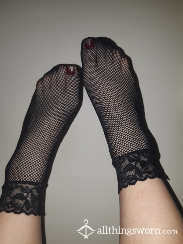 Fishnet & Lace Socks - Inc 2 Days Wear