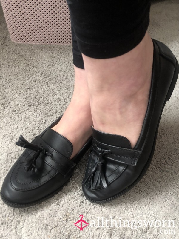 Flat Work Loafers With Ta**els Uk Size 5