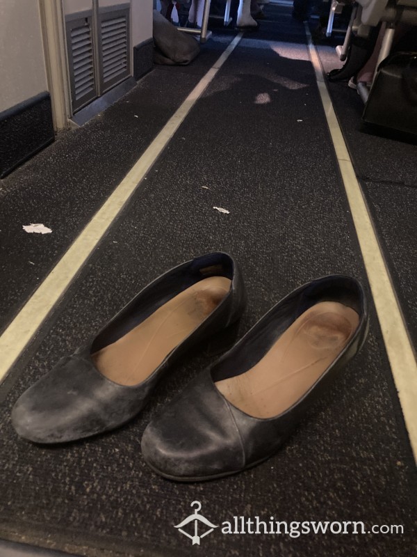 Flight Attendant Heels! Cabin Crew Stewardess With Beautiful Feet Has Worn These All Over The USA!