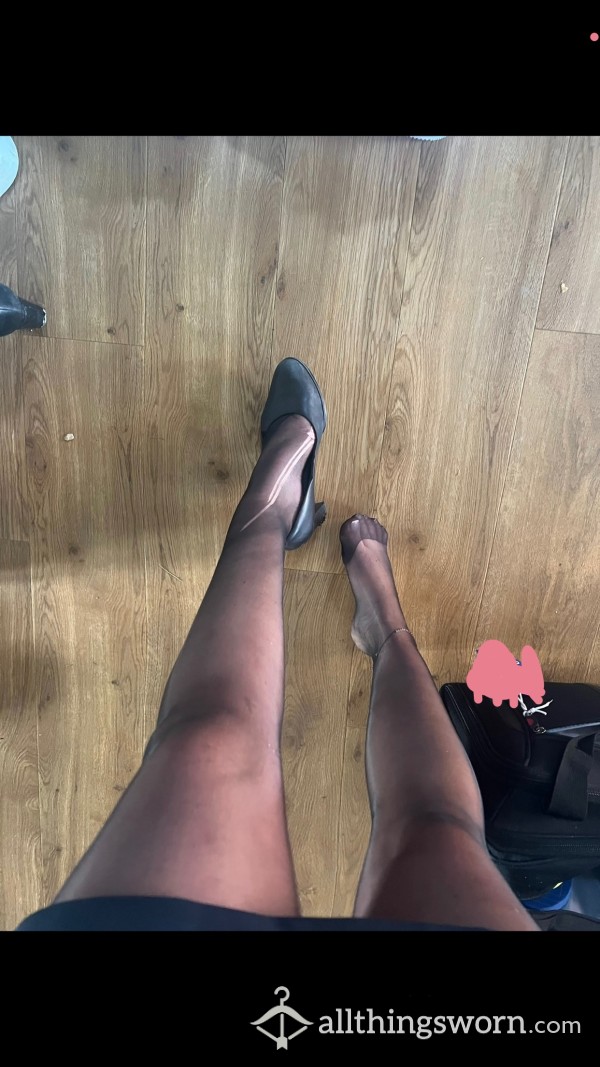 Flight Attendant Sheer Tights 🤭