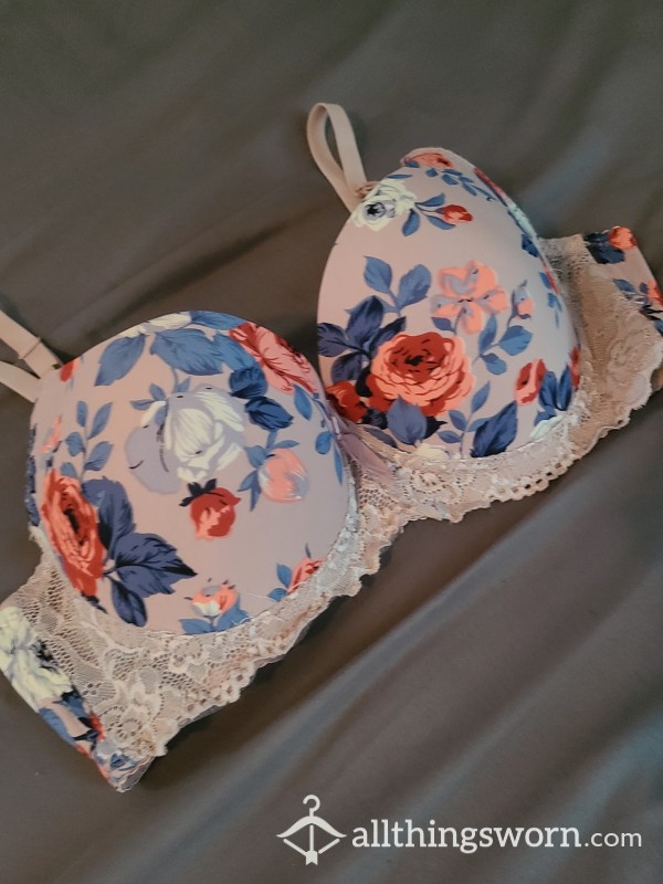 FLor*l LACE BRA, NEW😻