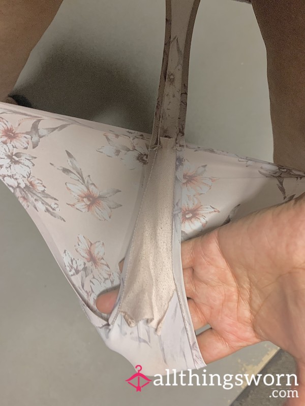 Flor*l & Lace Thongs