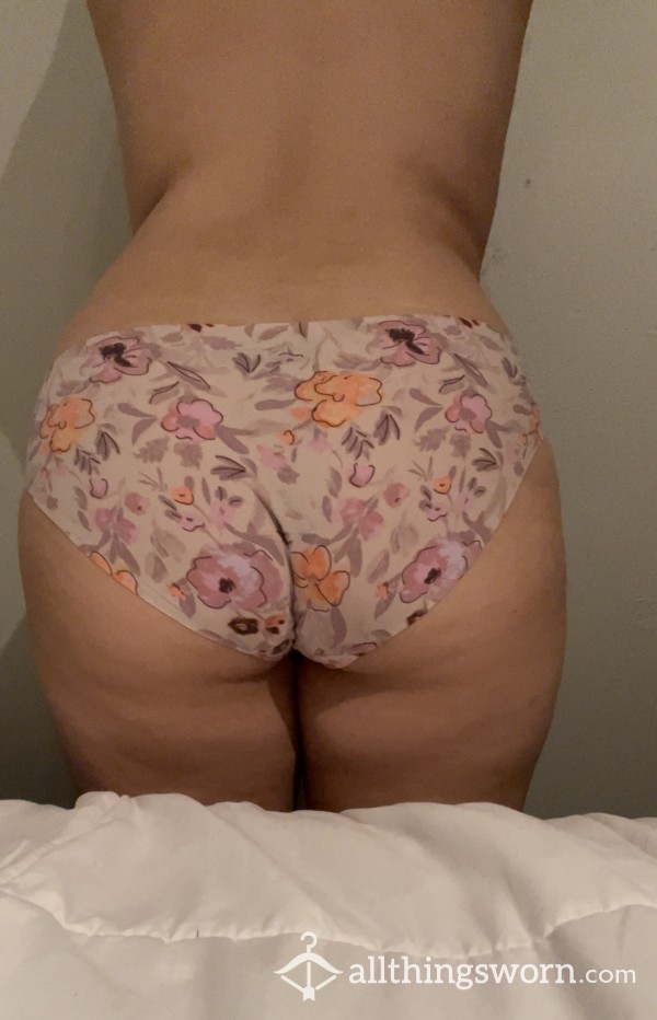 Flor*l No Show Panties