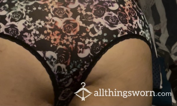 Flor*l Skull Panties