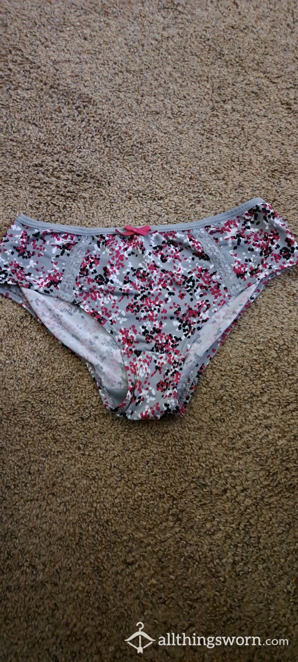 Flower Satin Panties