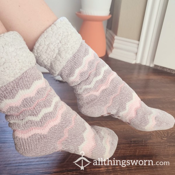 Fluffy Sherpa Slipper Socks