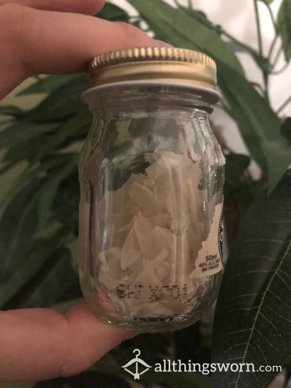 Foot Skin Shavings / Flakes From Foot P**l💋🦶🏼 In 1.7oz Jar