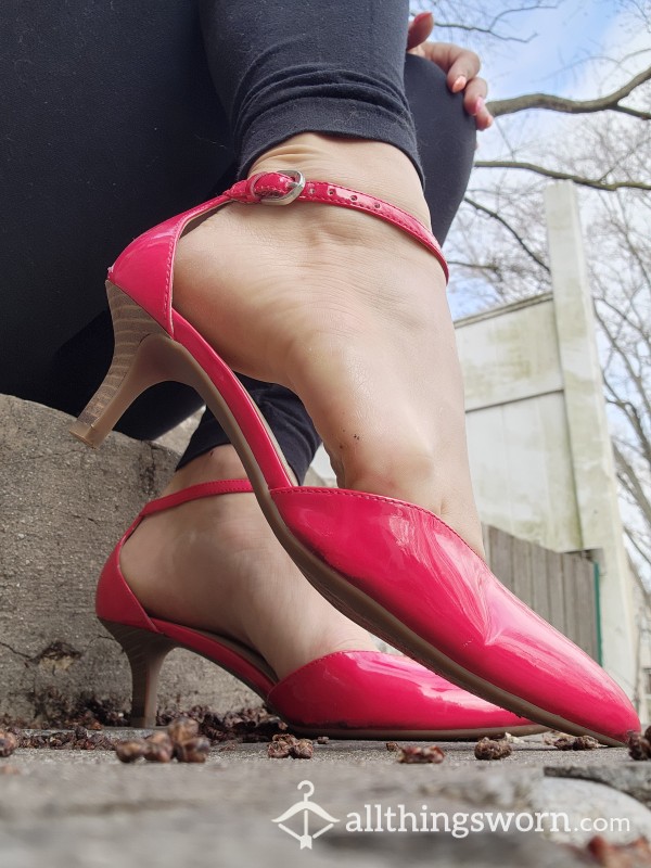 Franco Sarto S**y Red Pumps With 5 Days Wear And Ships Free ♥️