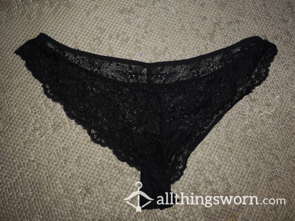 French Thong Black