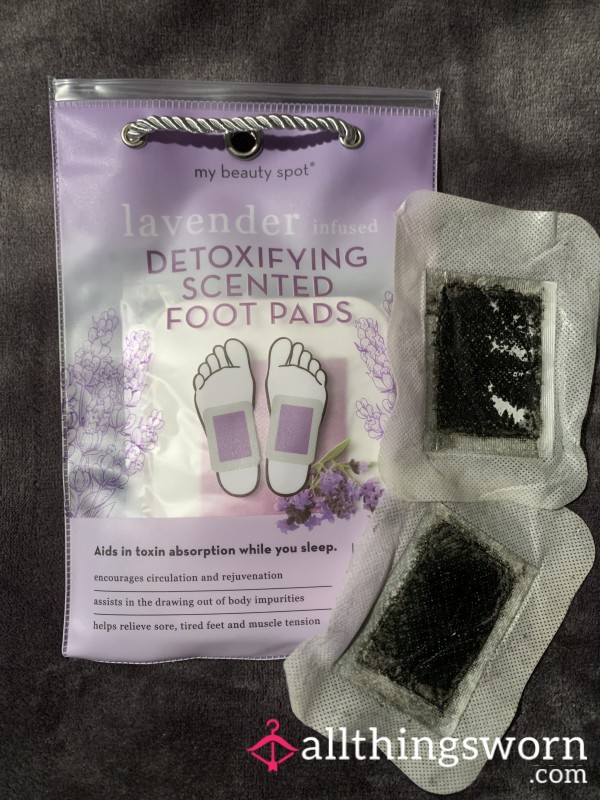 Freshly Used Lavender Infused Detoxifying Foot Pads