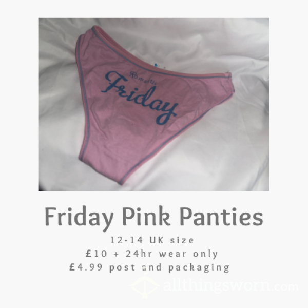 🩷Friday Pink Panties🩷