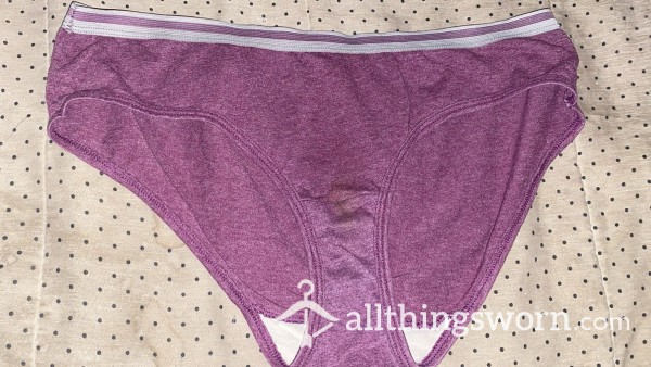 Purple Fruit Of Loom Cotton Panties