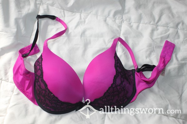 Fuchsia And Black Lace 38C LaSenza