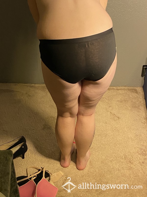 Full Back Black Panties.