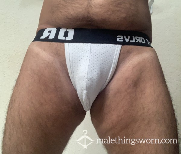 * ON SALE * Full Back Mesh Jock Undies * Fresh Pi*s Stain *