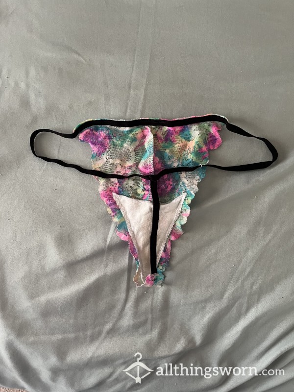 G- String Multicolor Victoria Secret Thong