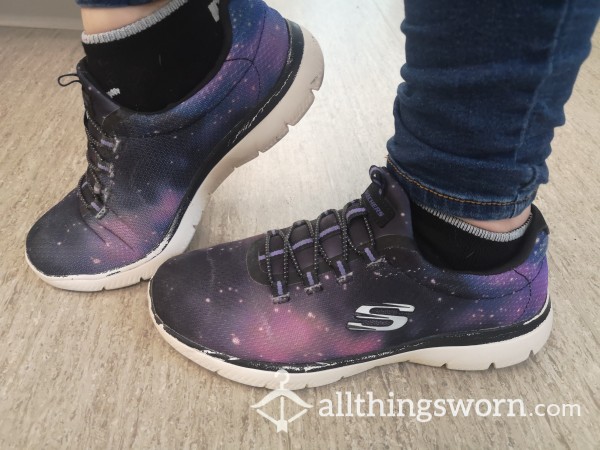 Galaxy Print Work Shoes