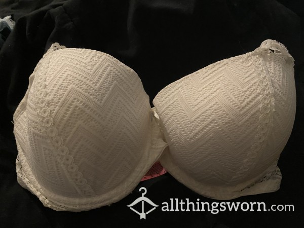 Gently Worn White Bra