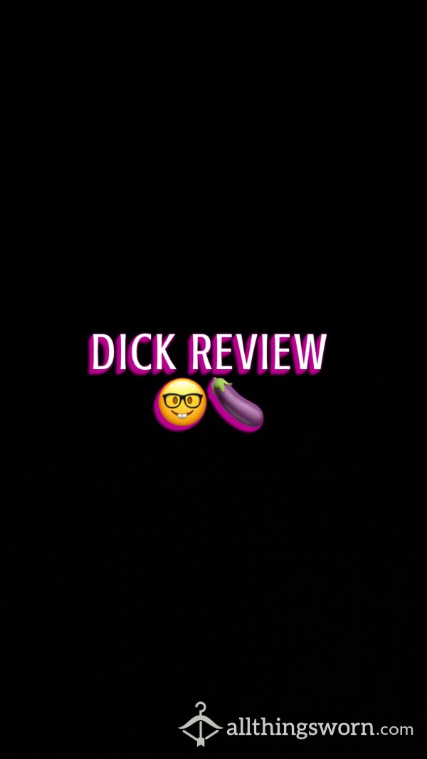 Get Your D*ck Rated By Me