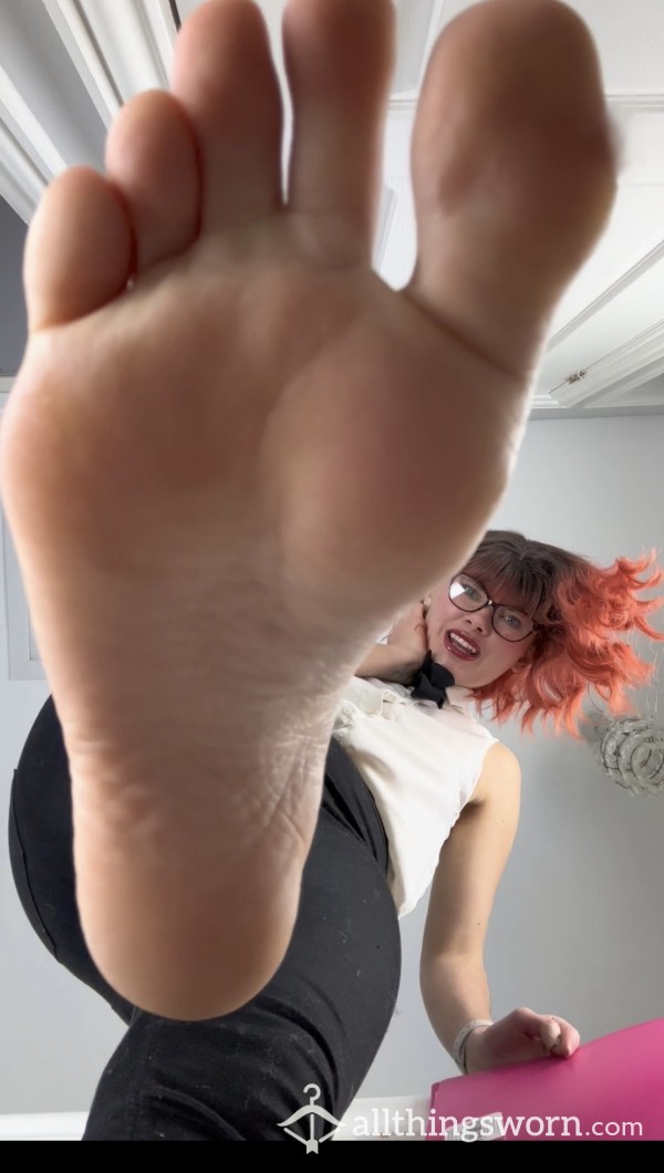 Giantess Science Project Teacher Stomps Barefoot