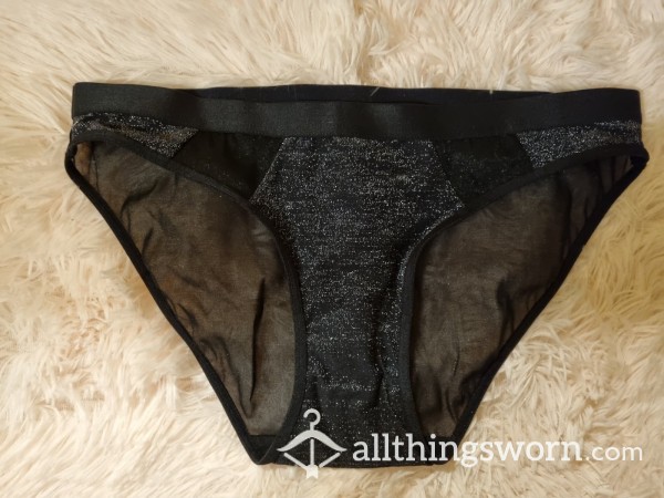 Glittery Black Fullbacks