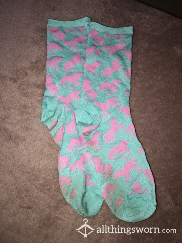 Glow In The Dark Unicorn Socks